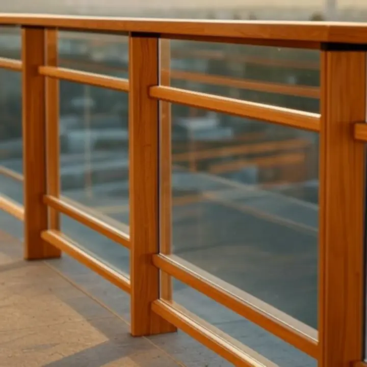 Nowoczesna balustrada i przegroda na tarasie